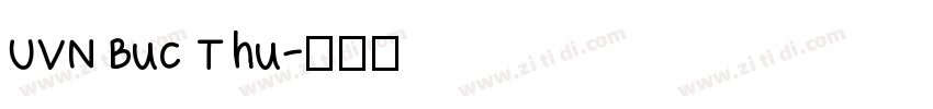 UVN Buc Thu字体转换